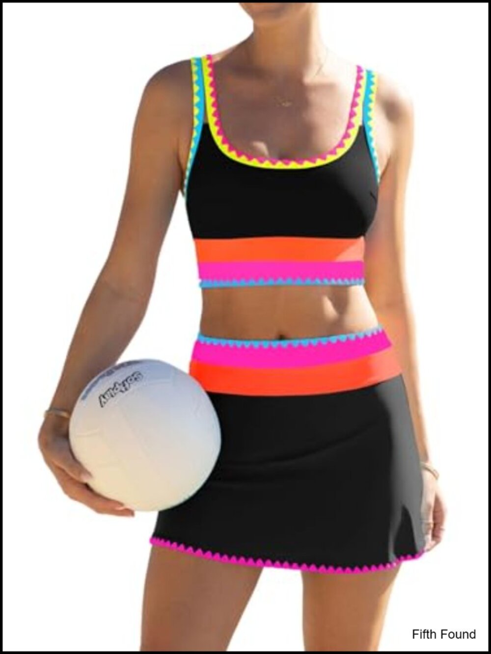 High Waisted Bikini Set with Tummy Control and Skirt Bottom
